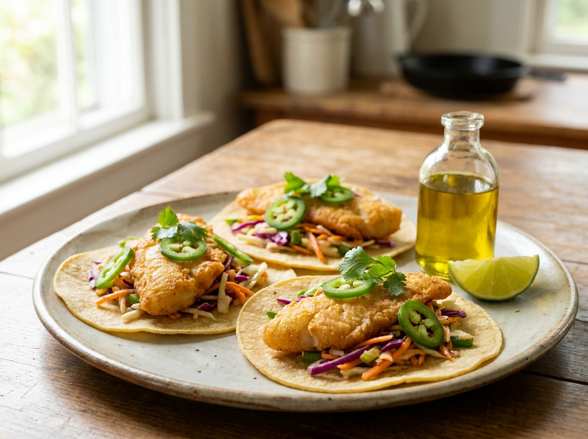 Jalapeno-Lime Tilapia Tacos