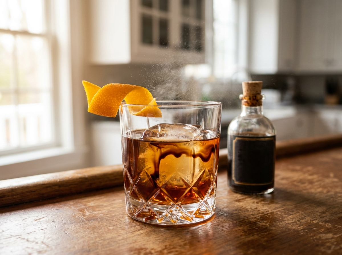 Dark Chocolate Balsamic Old Fashioned