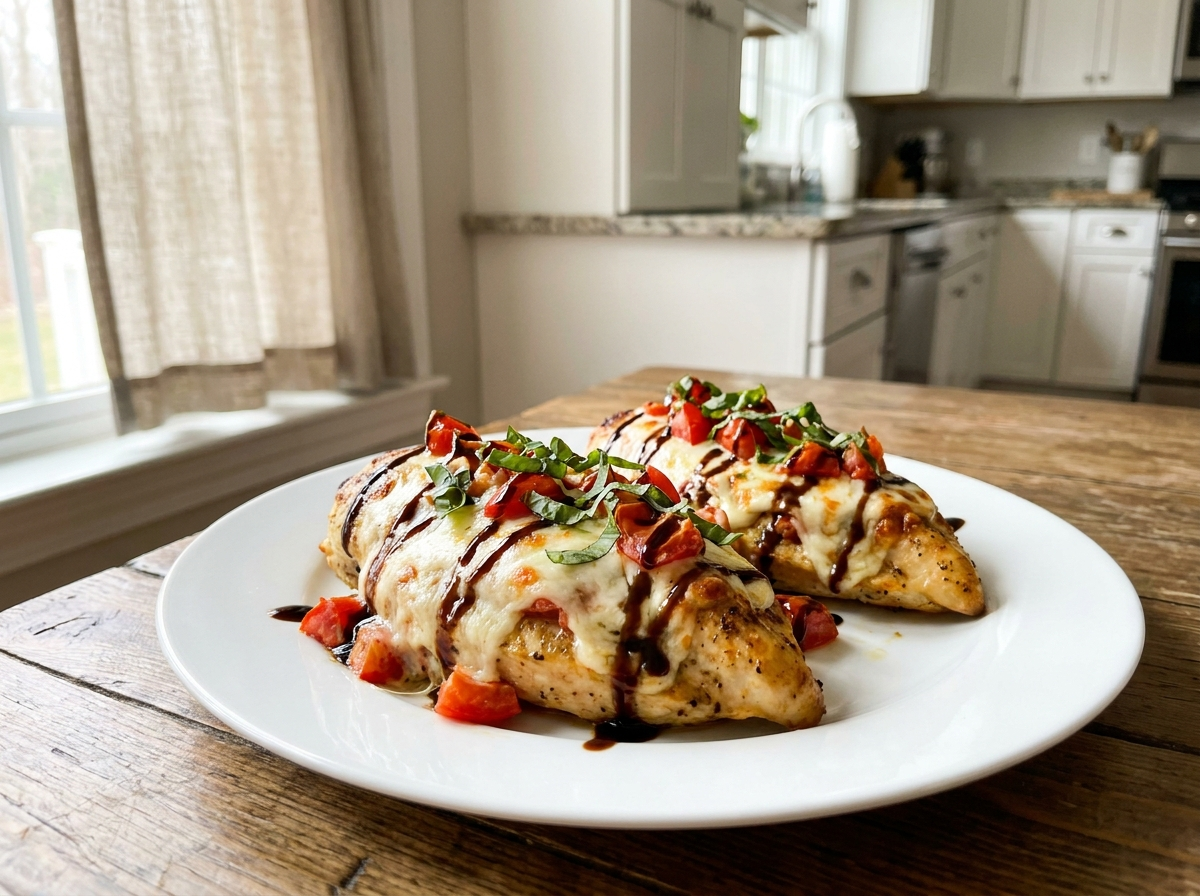 Basil Olive Oil Bruschetta Chicken