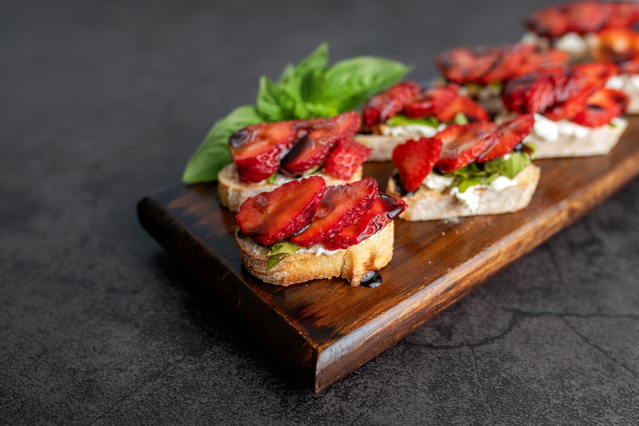 Strawberry Bruschetta