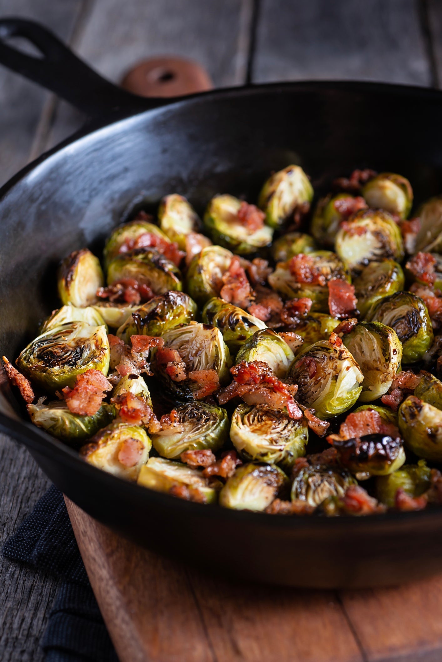 Maple Brussel Sprouts with Maple Balsamic