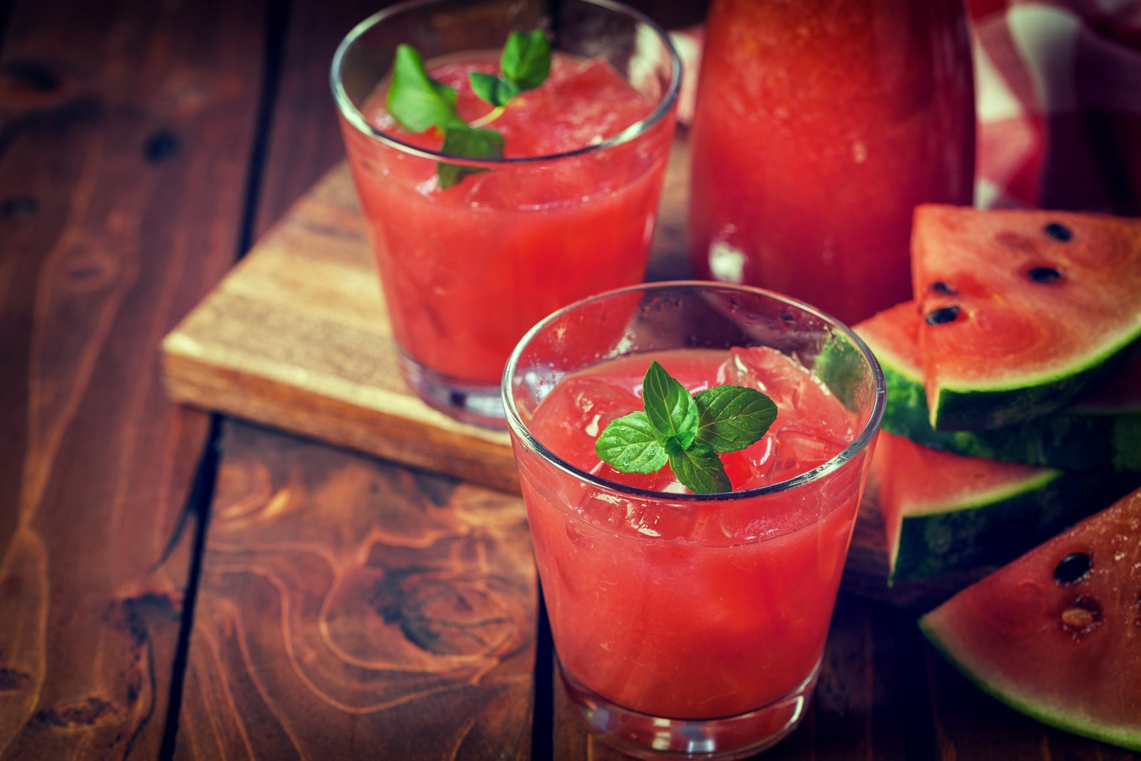 Sweet Strawberry & Watermelon Rosé Summer Mocktail