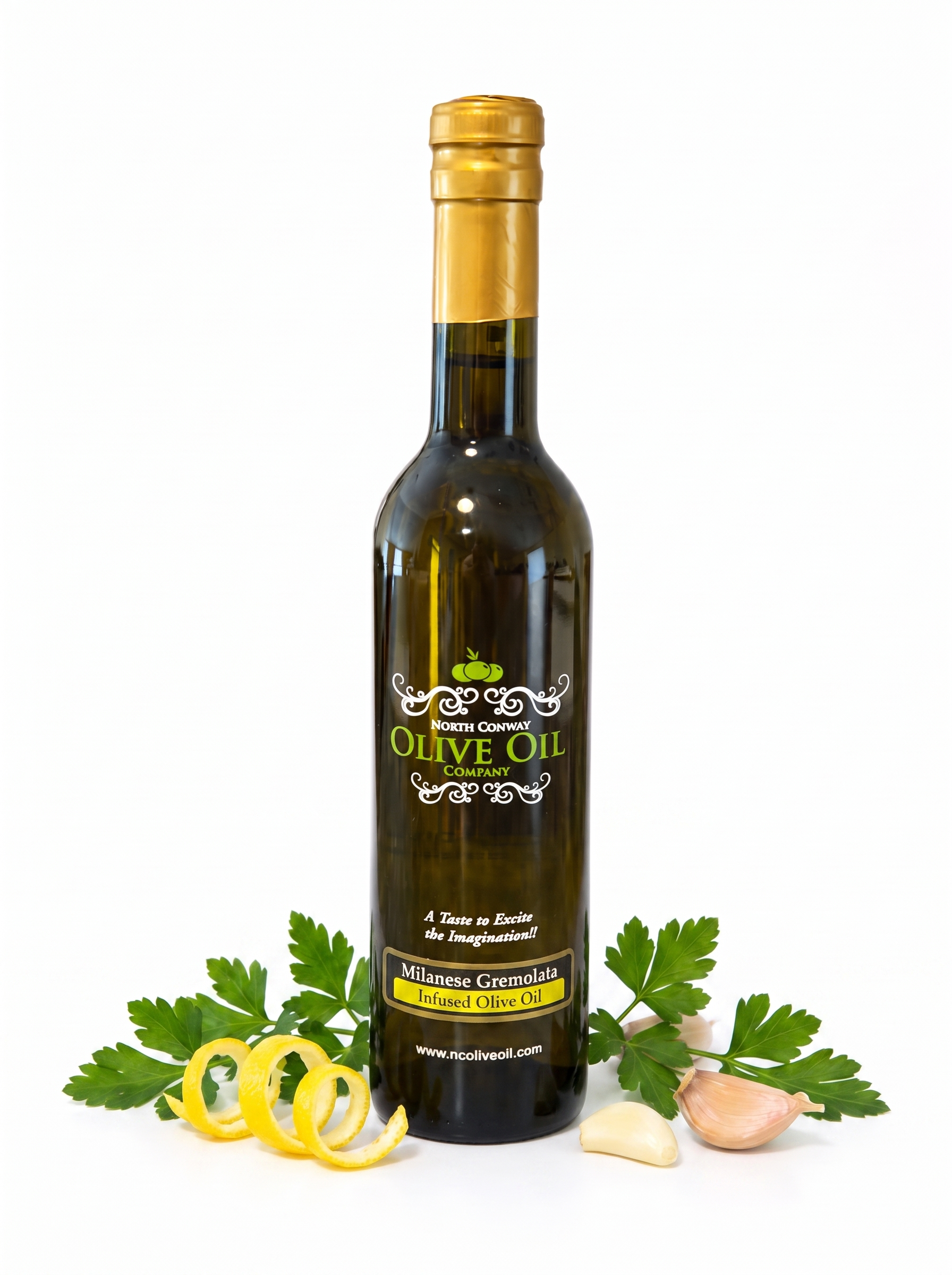 Milanese Gremolata Infused Olive Oil bottle - Google Merchant product image