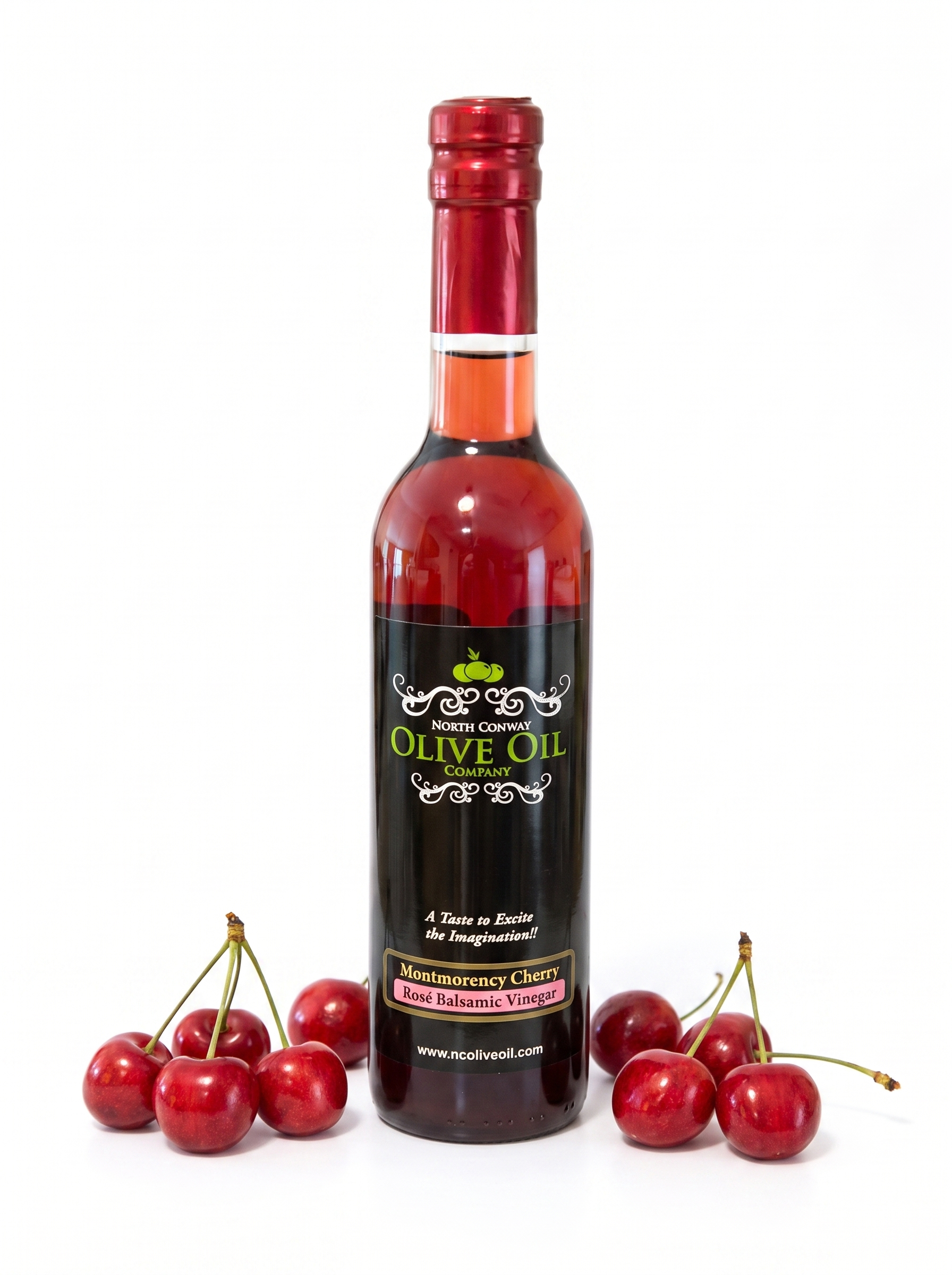 Montmorency Cherry Rosé Balsamic Vinegar bottle - Google Merchant product image