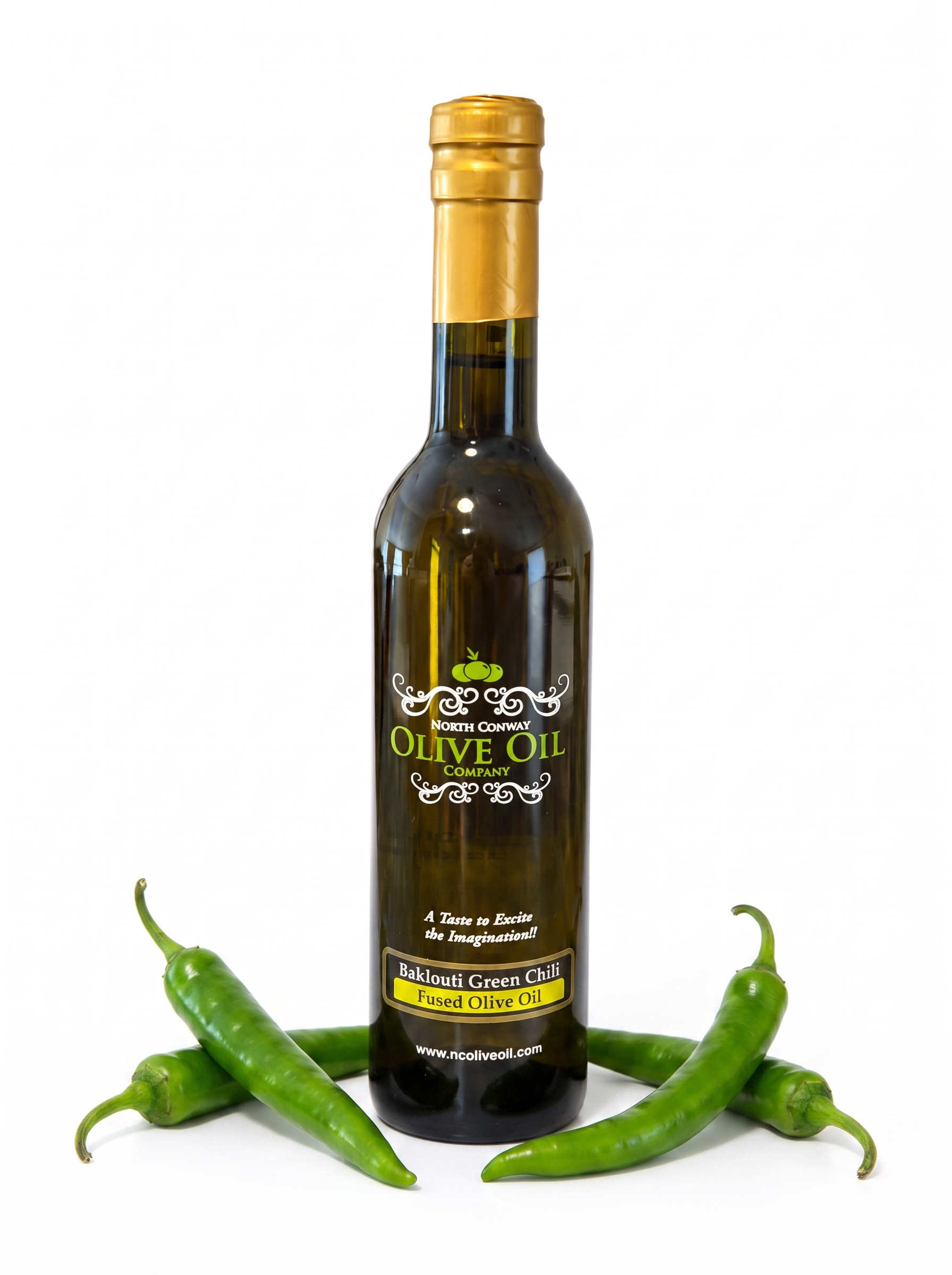 Baklouti Green Chili Fused Olive Oil bottle - Google Merchant product image