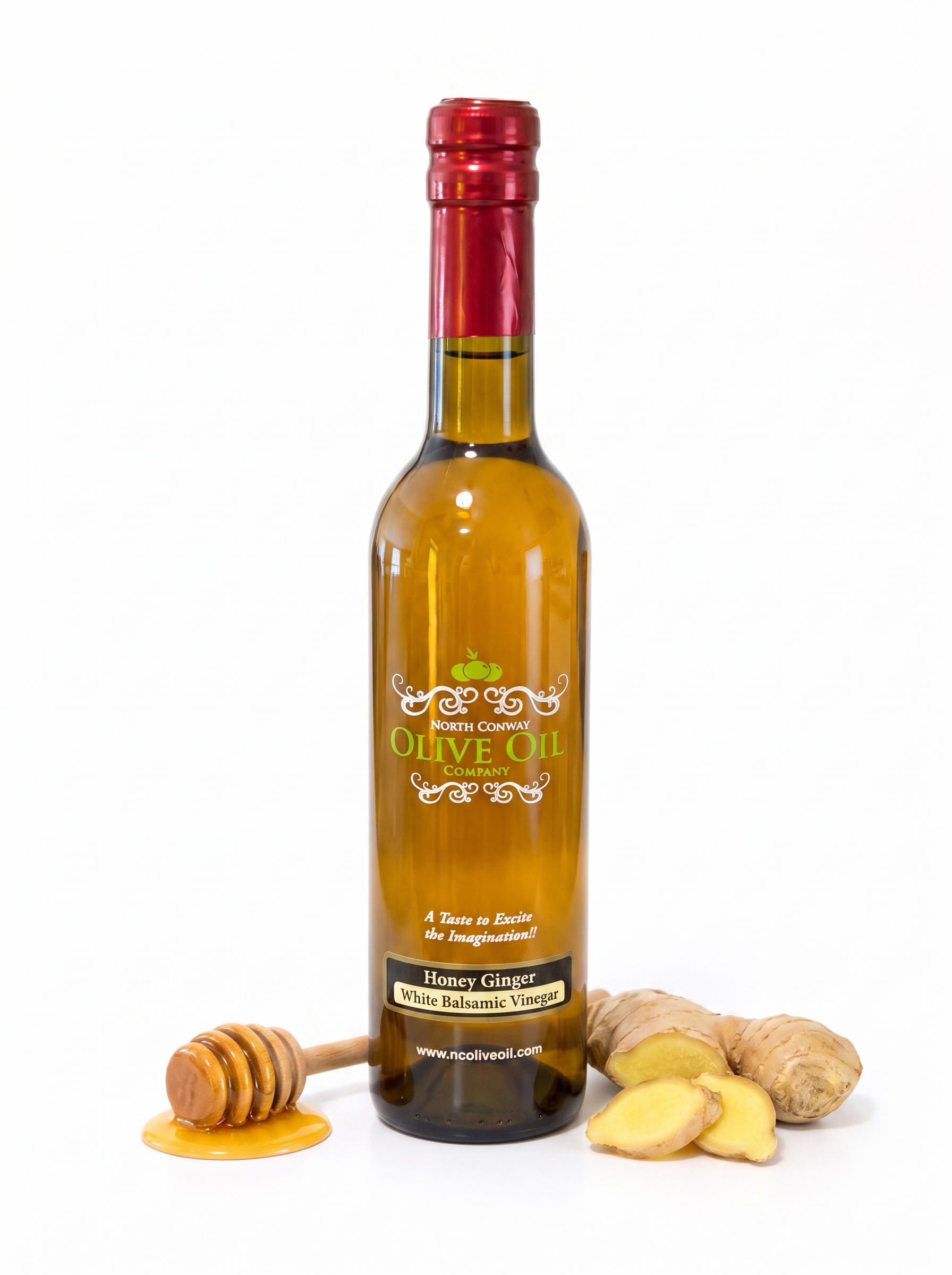 Honey Ginger White Balsamic Vinegar bottle - Google Merchant product image