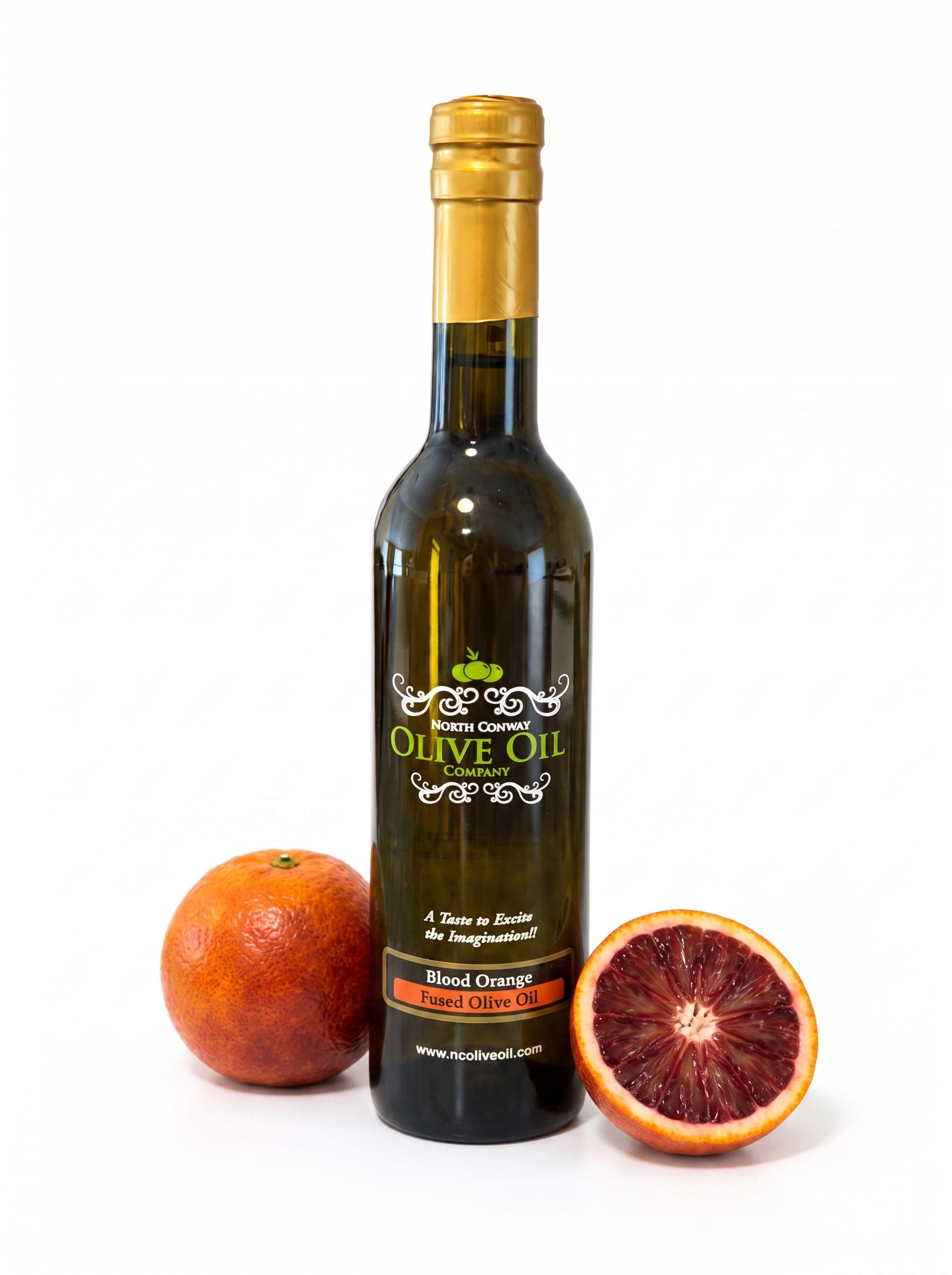 Blood Orange Fused Olive Oil bottle - Google Merchant product image