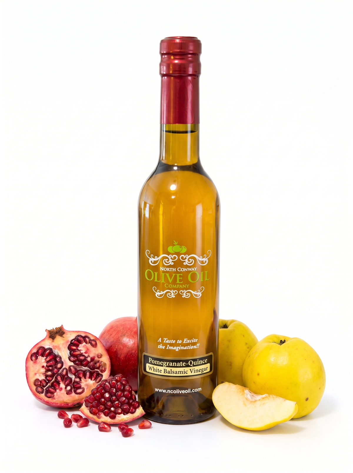 Pomegranate-Quince White Balsamic Vinegar bottle - Google Merchant product image