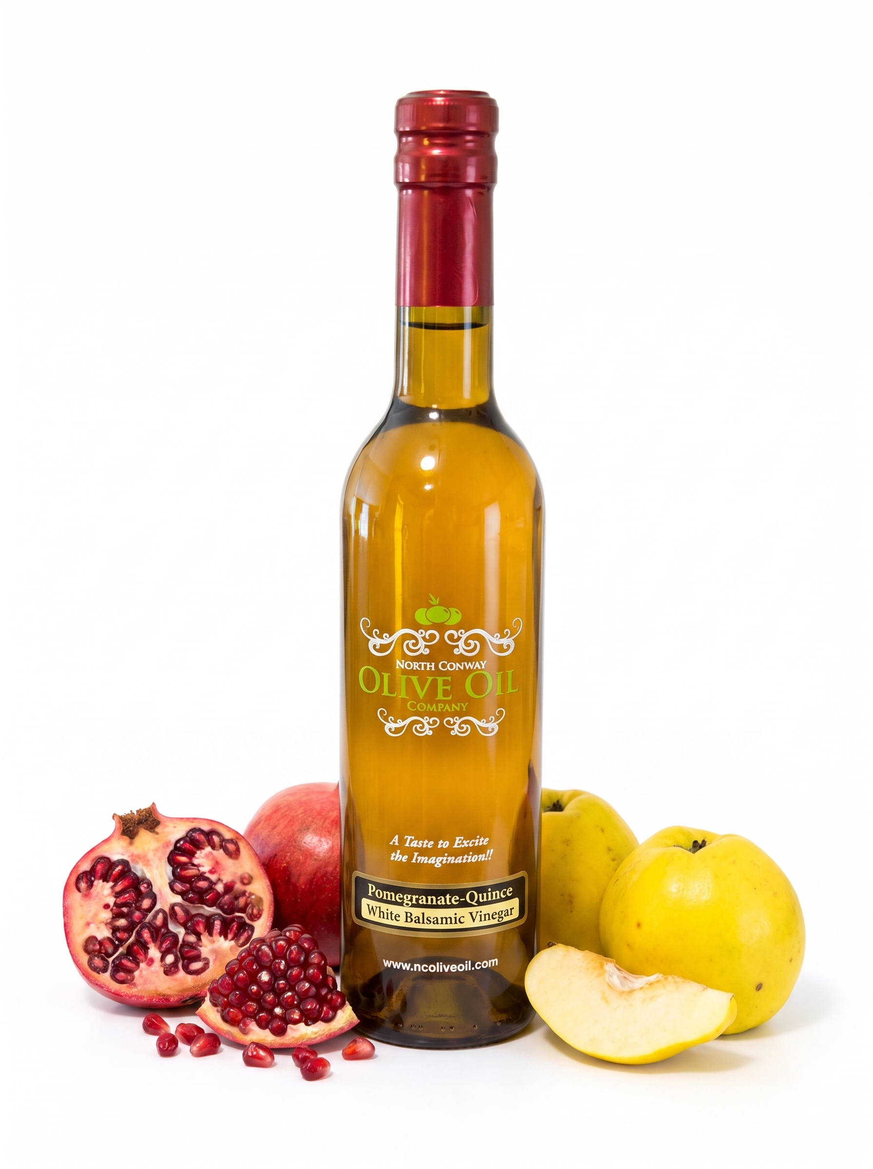 Pomegranate-Quince White Balsamic Vinegar bottle - Google Merchant product image