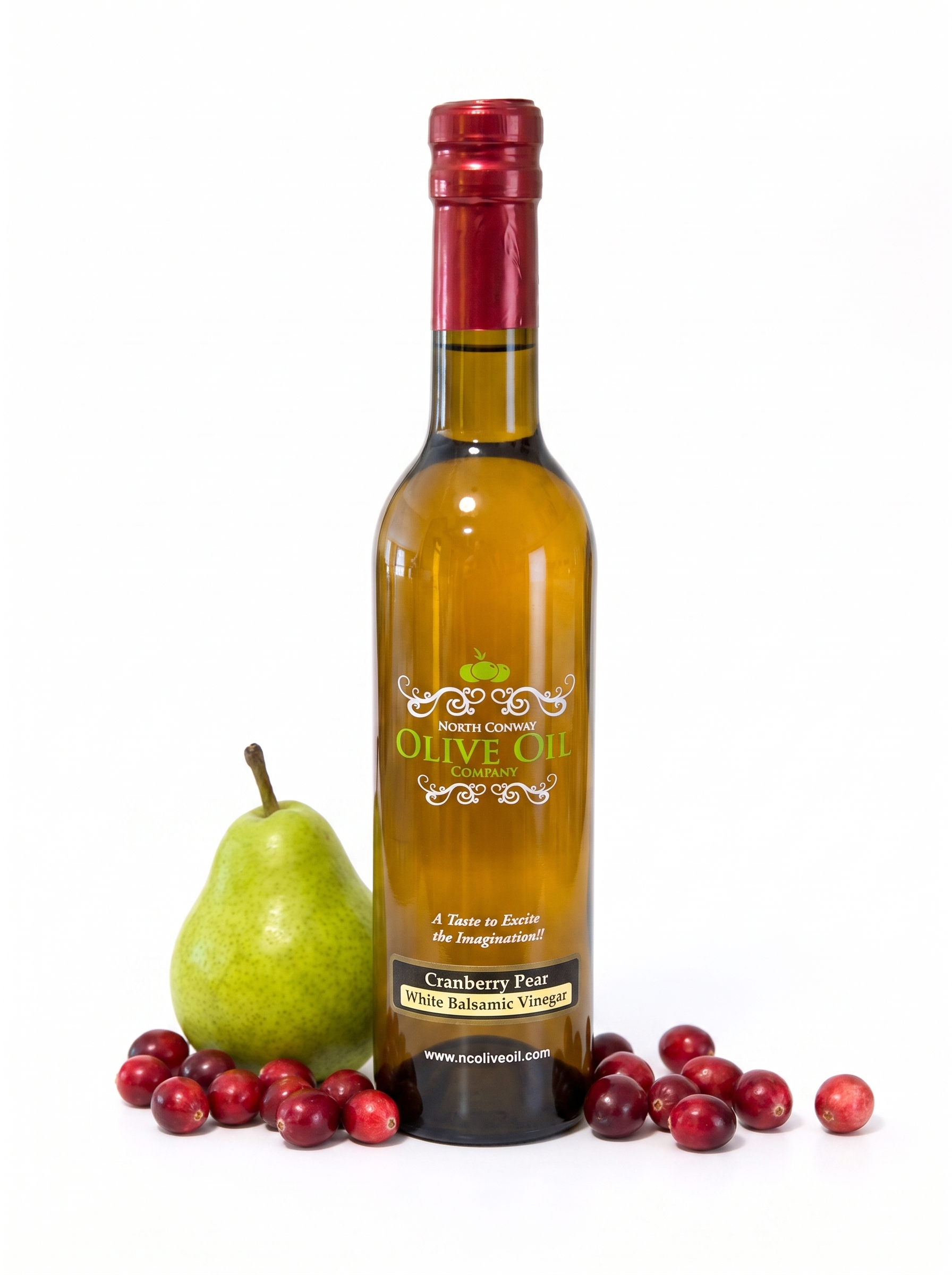 Cranberry Pear White Balsamic Vinegar bottle - Google Merchant product image