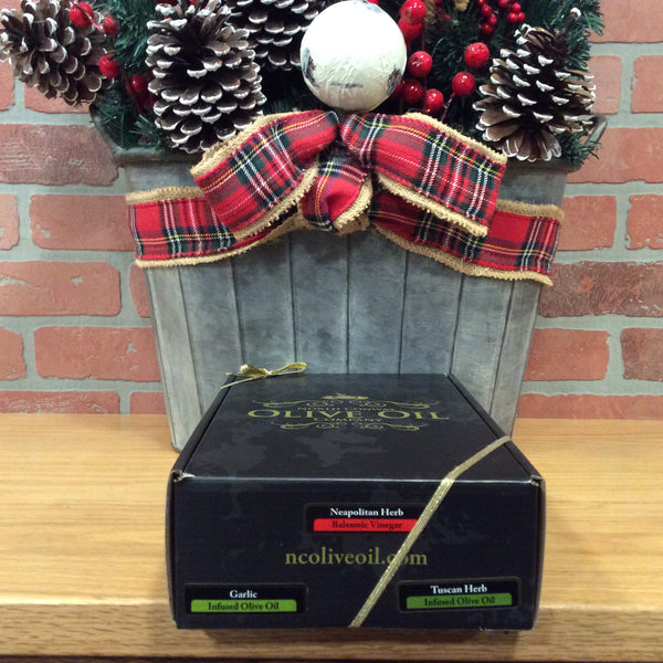 Three 200ml Bottle Gift Box - North Conway Olive Oil Company