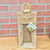 Two Bottle Jute Olive Oil Bottle Bag with Window - Natural