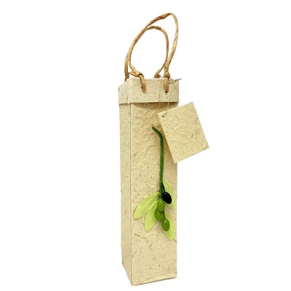 One Bottle Paper Olive Oil Gift Bag