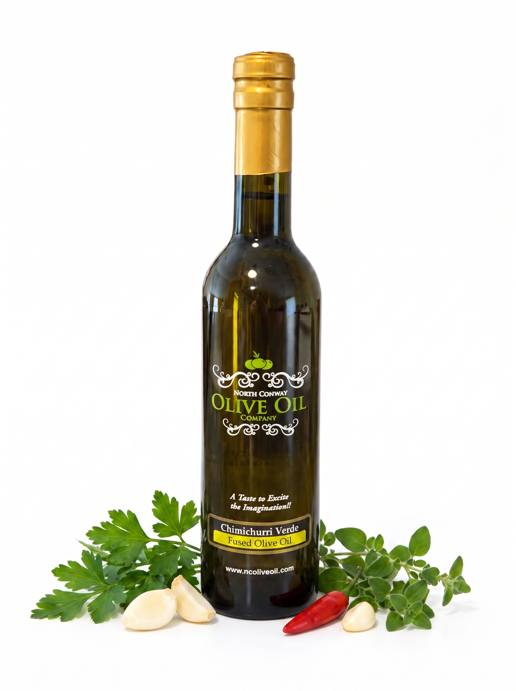 Chimichurri Verde Fused Olive Oil bottle - Google Merchant product image