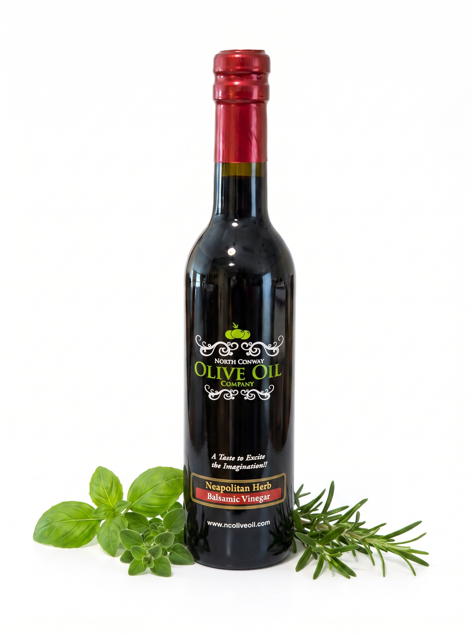 Neapolitan Herb Dark Balsamic Vinegar bottle - Google Merchant product image
