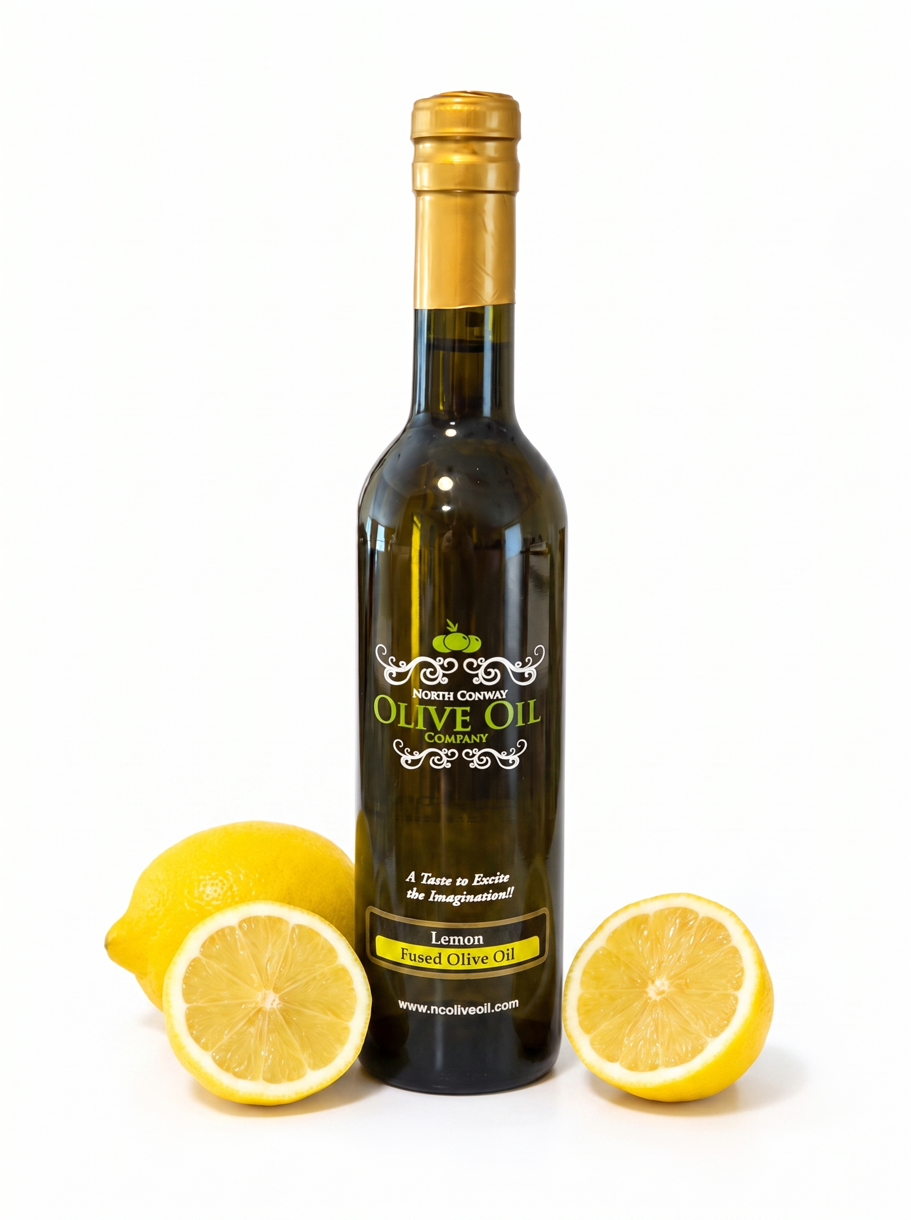 Lemon Fused Olive Oil bottle - Google Merchant product image