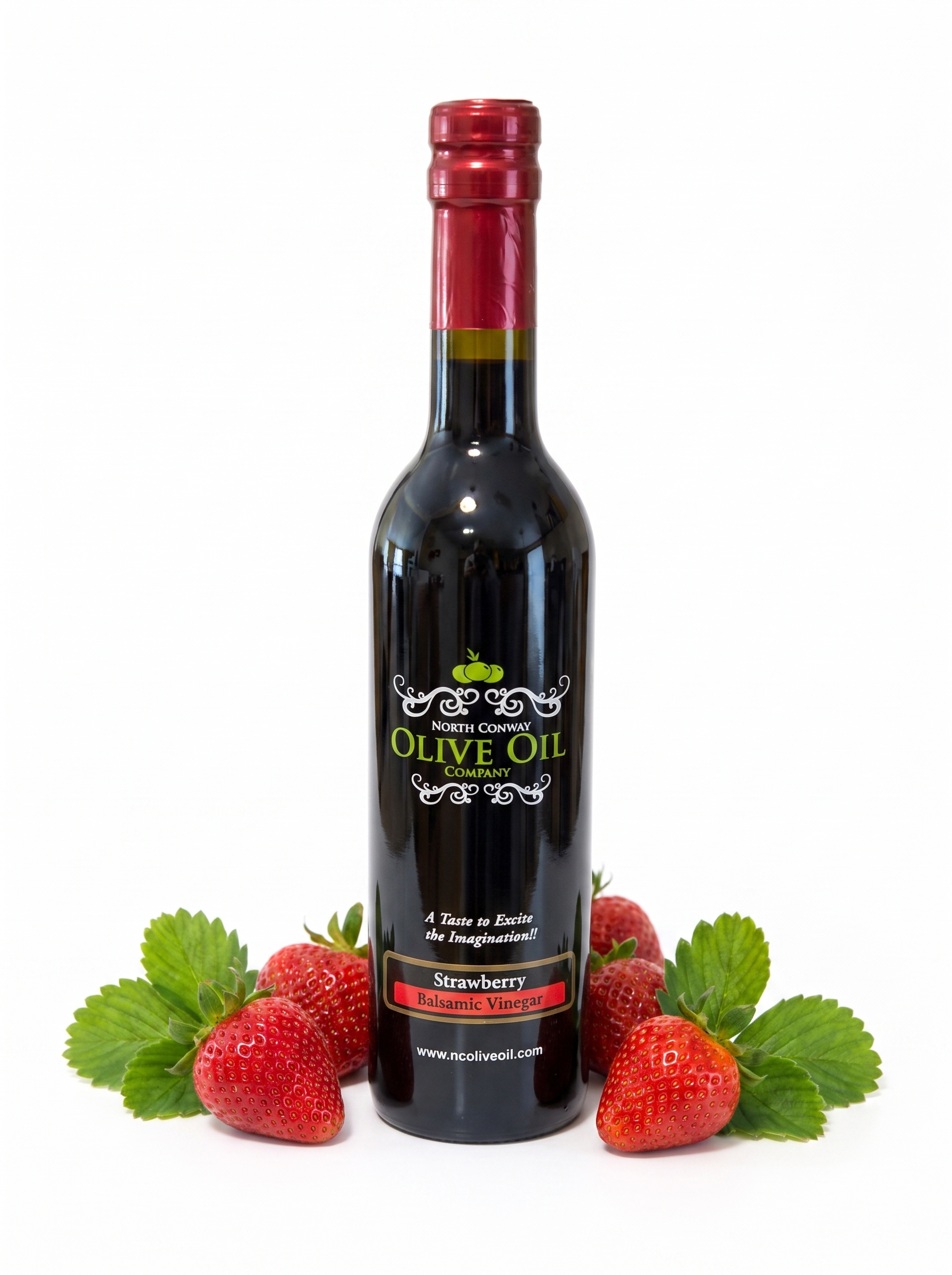 Strawberry Dark Balsamic Vinegar bottle - Google Merchant product image