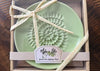 Garlic Grater and Dipping Plate-Sage Green