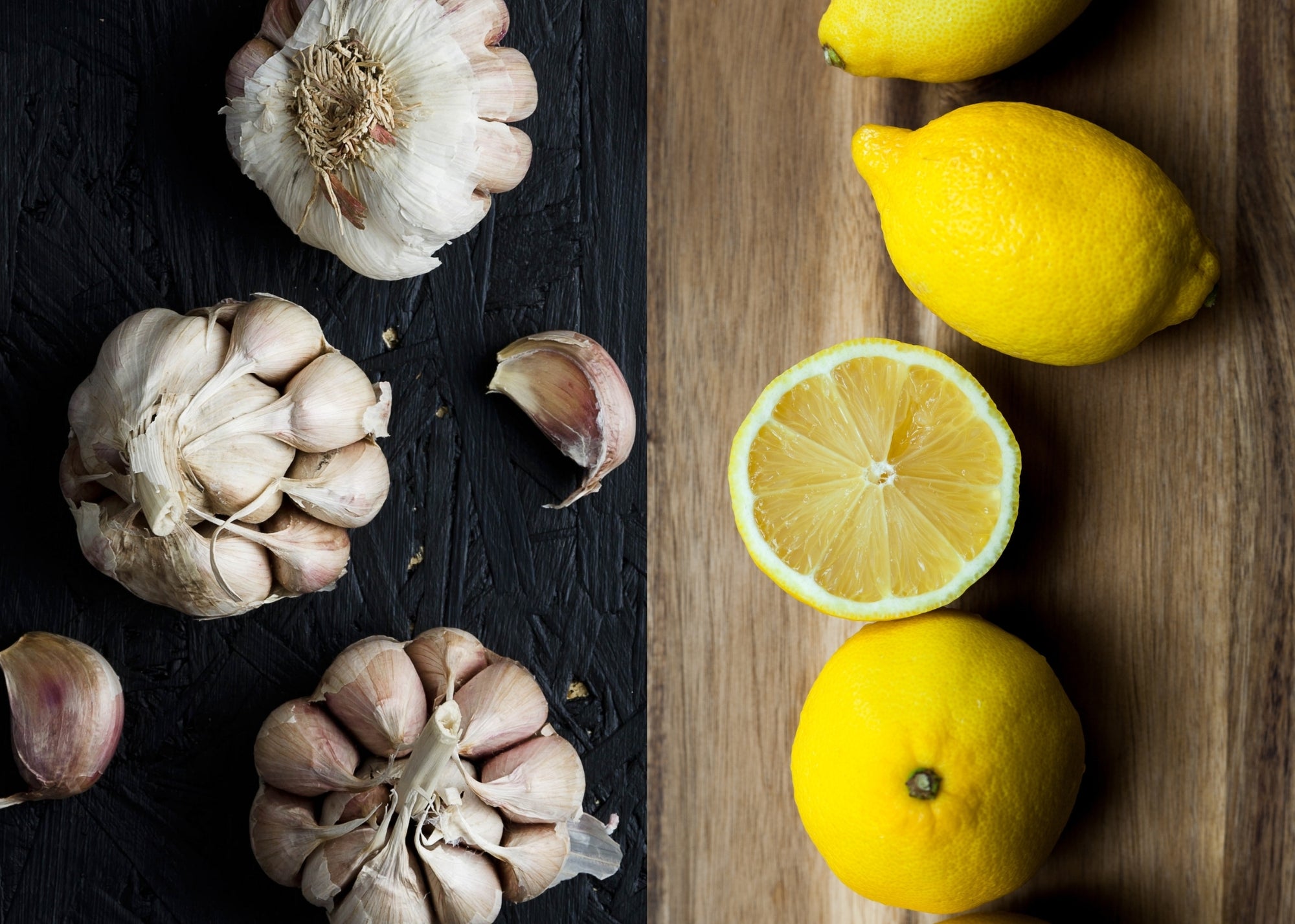 Garlic Infused Olive Oil & Sicilian Lemon White Balsamic - North Conway Olive Oil Company