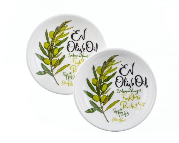 EV Olive Oil Dipping DIshes Gift (Set of 2)