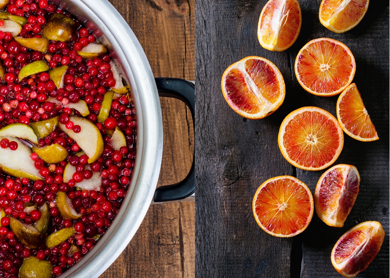 Blood Orange Olive Oil & Cranberry-Pear White Balsamic
